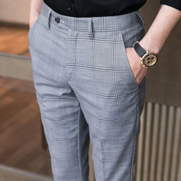 Men’s Slim Fit Korean Style Trousers – Modern, Comfortable & Effortlessly Versatile
