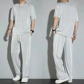 Ice Silk Sports Suit β Style, Comfort & Performance for Summer
