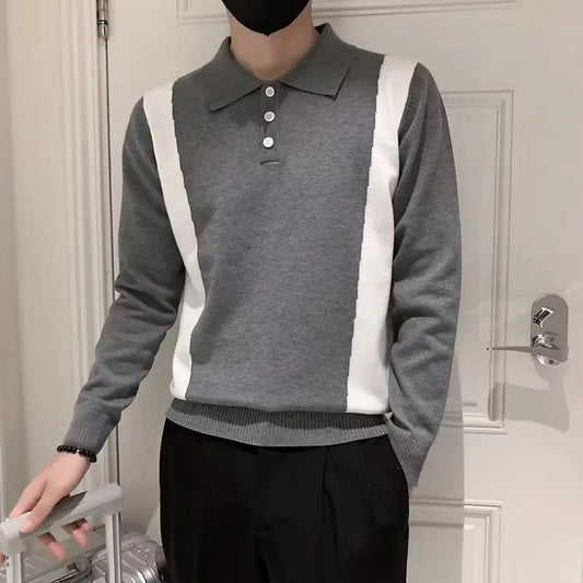 Men’s Autumn/Winter Polo-Neck Sweater – Style, Comfort and Sophistication in One