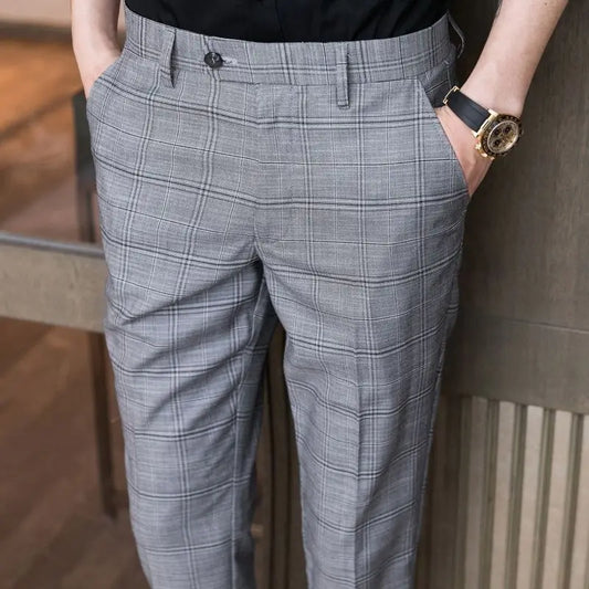 Men’s Slim Fit Korean Style Trousers – Modern, Comfortable & Effortlessly Versatile