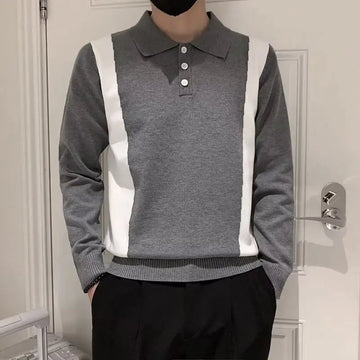 Men’s Autumn/Winter Polo-Neck Sweater – Style, Comfort and Sophistication in One