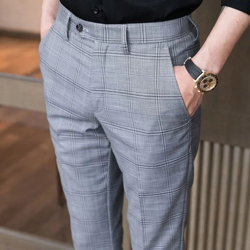 Men’s Slim Fit Korean Style Trousers – Modern, Comfortable & Effortlessly Versatile