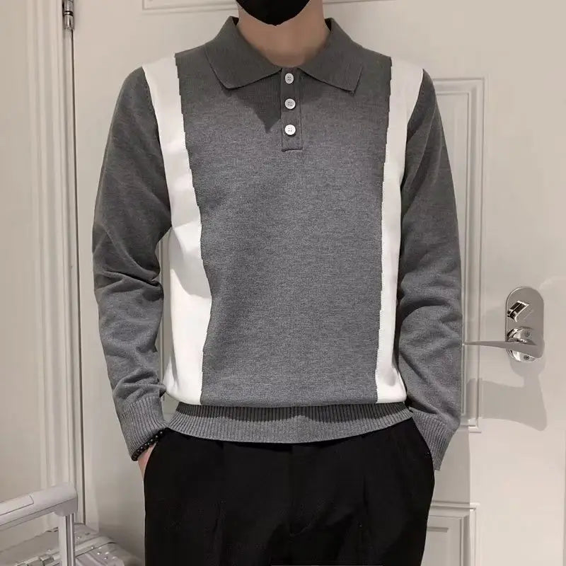 Men’s Autumn/Winter Polo-Neck Sweater – Style, Comfort and Sophistication in One